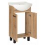 Astor Diuna Wotan umywalka z szafką 45 cm dąb AM-LUD-253-2N zdj.2