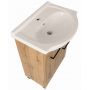 Astor Diuna Wotan umywalka z szafką 56 cm dąb AM-LUD-552-2N zdj.3