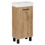 Astor Diuna Wotan umywalka z szafką 40 cm dąb AM-LUU-402-2N zdj.1
