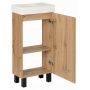 Astor Diuna Wotan umywalka z szafką 40 cm dąb AM-LUU-402-2N zdj.2