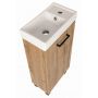 Astor Diuna Wotan umywalka z szafką 40 cm dąb AM-LUU-402-2N zdj.3