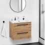 Astor Mona umywalka z szafką 60 cm dąb wotan AM-ZTE-004-2N zdj.9