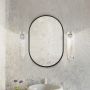 Baltica Design Tiny Border Pastille lustro 40x95 cm owalne czarny zdj.4