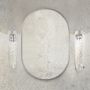 Baltica Design Tiny Border Pastille lustro 40x95 cm owalne srebrny zdj.4
