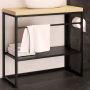 Baltica Design Linn konsola podumywalkowa 60x43x75 cm czarna zdj.3