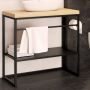 Baltica Design Linn konsola podumywalkowa 95x35x75 cm czarna zdj.3
