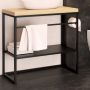 Baltica Design Linn konsola podumywalkowa 95x43x75 cm czarna zdj.3