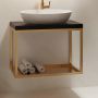 Baltica Design Hege konsola podumywalkowa 60x35x45 cm czarna zdj.3