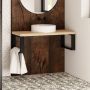 Baltica Design Liv konsola podumywalkowa 95x35x30 cm czarna zdj.3