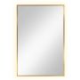 Baltica Design Tiny Border Straight lustro 60x90 cm prostokątne z oświetleniem złoty zdj.1