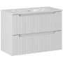 Zestaw Comad Nova White szafka 80 cm wisząca biała z umywalką Sky 80x40 cm SET-NOW 80CM S SKY 80 zdj.1
