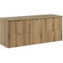 Zestaw Comad Nova Oak szafki 50 cm, 50 cm i 40 cm z blatem meblowym 140 cm dąb SET-NOA B OAK 140CM S zdj.1