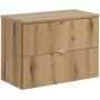 Zestaw Comad Nova Oak szafka z blatem 80 cm wisząca dąb SET-NOA B OAK 80CM S zdj.1