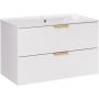 Zestaw Comad Aster White umywalka 81 cm szafką 80 cm biały SET-ASW 80CM LAVA zdj.1