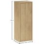 Comad Viola Cremona szafka 30x26x80 cm boczna wisząca dąb cremona VIOLA CREMONA 81-30-1D zdj.2