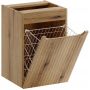 Comad Nova Coast Evoke szafka 40x39x57 cm boczna wisząca z koszem na pranie dąb NOVA COAST EVOKE 81-40-39-1DK zdj.4