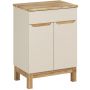 Comad Bali Cashmere zestaw meblowy 60 cm szafka stojąca z blatem kaszmir/dąb SET-BAC B NAT WOTAN 60CM zdj.1
