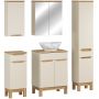 Comad Bali Cashmere zestaw meblowy 60 cm szafka stojąca z umywalką Pati i szafki boczne stojące/wiszące/lustrzana kaszmir/biały SET-BAC B WOTAN 60CM UN PATI HC MC zdj.1