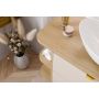 Zestaw Comad Dalia Cashmere szafka 60 cm podymywalkowa i szafki 20+20 cm boczne z blatem 100 cm i umywalka Cloud Free kaszmir/dąb/biały SET-DC B CREMONA 100CM UN CLOUD LRSM zdj.3