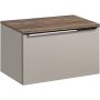 Zestaw Comad Santa Fe Taupe szafka 80x45,6x46 cm podumywalkowa wisząca z blatem beżowa SET-SFT B 80CM zdj.1