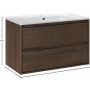 Zestaw Comad Viola Villa szafka 80 cm podumywalkowa wisząca z umywalką Lava orzech villa SET-VOV 80CM LAVA zdj.2