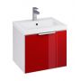 Cersanit Stillo szafka 50 cm podumywalkowa wisząca czerwona S575-009 zdj.1