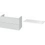 Cersanit Larga zestaw 100 cm szafka podumywalkowa z blatem szary/biały (S932025, S932078) zdj.1