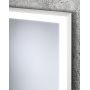 Dubiel Vitrum Solid White lustro prostokątne 80x60 cm z oświetleniem zdj.2