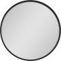 Dubiel Vitrum Oslo lustro 70x70 cm okrągłe rama czarna zdj.1