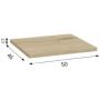 Defra Uni blat naszafkowy 50x46 cm dąb artisan 125-F-05011 zdj.2