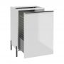 Defra Nino szafka B50 50x45x70 cm boczna stojąca biały połysk 304-B-05003 zdj.1