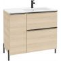 Defra Nino D90 szafka 90x45x70 cm podumywalkowa prawa stojąca dąb vicenza jasny 304-D-09002 zdj.1