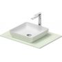 Duravit Sivida umywalka z konsolą 68 cm zieloną 268017FH00 zdj.1