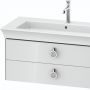 Duravit White Tulip szafka 98,4 cm podumywalkowa wisząca biały wysoki połysk WT435208585 zdj.5
