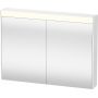 Duravit Brioso szafka 82x76 cm lustrzana wisząca z oświetleniem LED biały mat BR710201818 zdj.1