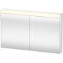 Duravit Brioso szafka 102x76 cm lustrzana wisząca z oświetleniem LED biały mat BR710301818 zdj.1