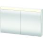 Duravit Brioso szafka 122 cm lustrzana wisząca z oświetleniem LED biały mat BR710401818 zdj.1