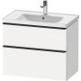 Duravit DuraStyle szafka 78,4x45,2x62,5 cm podumywalkowa wisząca biała DE43550BD180000 zdj.1