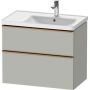 Duravit D-Neo szafka 78,4x45,2x62,5 cm podumywalkowa wisząca szara DE4358004070000 zdj.1