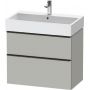 Duravit D-Neo szafka 78,4x44,2x62,5 cm podumywalkowa wisząca szary mat beton DE4373004070000 zdj.1