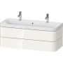 Duravit Happy D.2 Plus umywalka z szafką 117,5 cm białą HP4379O22220000 zdj.1