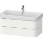 Duravit Happy D2 Plus szafka 97,5 cm podumywalkowa wisząca biały satynowy mat HP4388036360000 zdj.1