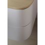 Duravit Happy D.2 Plus szafka 160 cm podumywalkowa wisząca biały satynowy mat lakier HP4974B3636 zdj.8