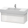 Duravit Ketho szafka 100x45,5x41 cm podumywalkowa wisząca biały połysk KT669102222 zdj.1
