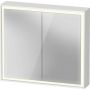 Duravit L-Cube szafka 80x15x70 cm z lustrem biała LC7551018180010 zdj.1