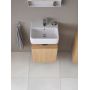 Duravit Qatego szafka 44 cm podumywalkowa wisząca prawa dąb naturalny matowy QA4076R30300000 zdj.7