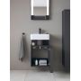 Duravit Qatego szafka 44 cm podumywalkowa wisząca grafit mat QA4076R49490000 zdj.6