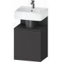 Duravit Qatego szafka 44 cm podumywalkowa wisząca grafit mat QA4076R49490000 zdj.1