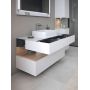 Duravit Qatego szafka 120 cm podumywalkowa wisząca biały mat/dąb QA4732055180010 zdj.4