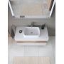 Duravit Qatego szafka 120 cm podumywalkowa wisząca biały mat/dąb QA4732055180010 zdj.5